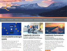 Tablet Screenshot of lapplands.se